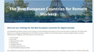 Croatia Named One of the Best Places in Europe for Remote Workers in 2024
