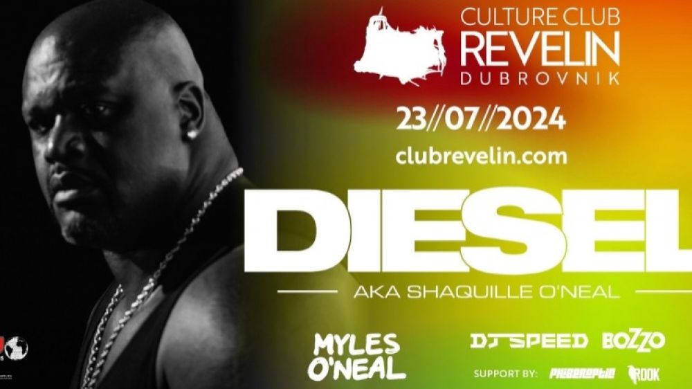 Shaquille O’Neal to Perform at Dubrovnik’s Club Revelin on July 23rd