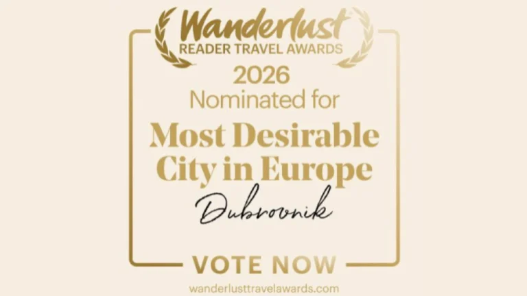 Dubrovnik Nominated Among Europe's Most Desirable Cities